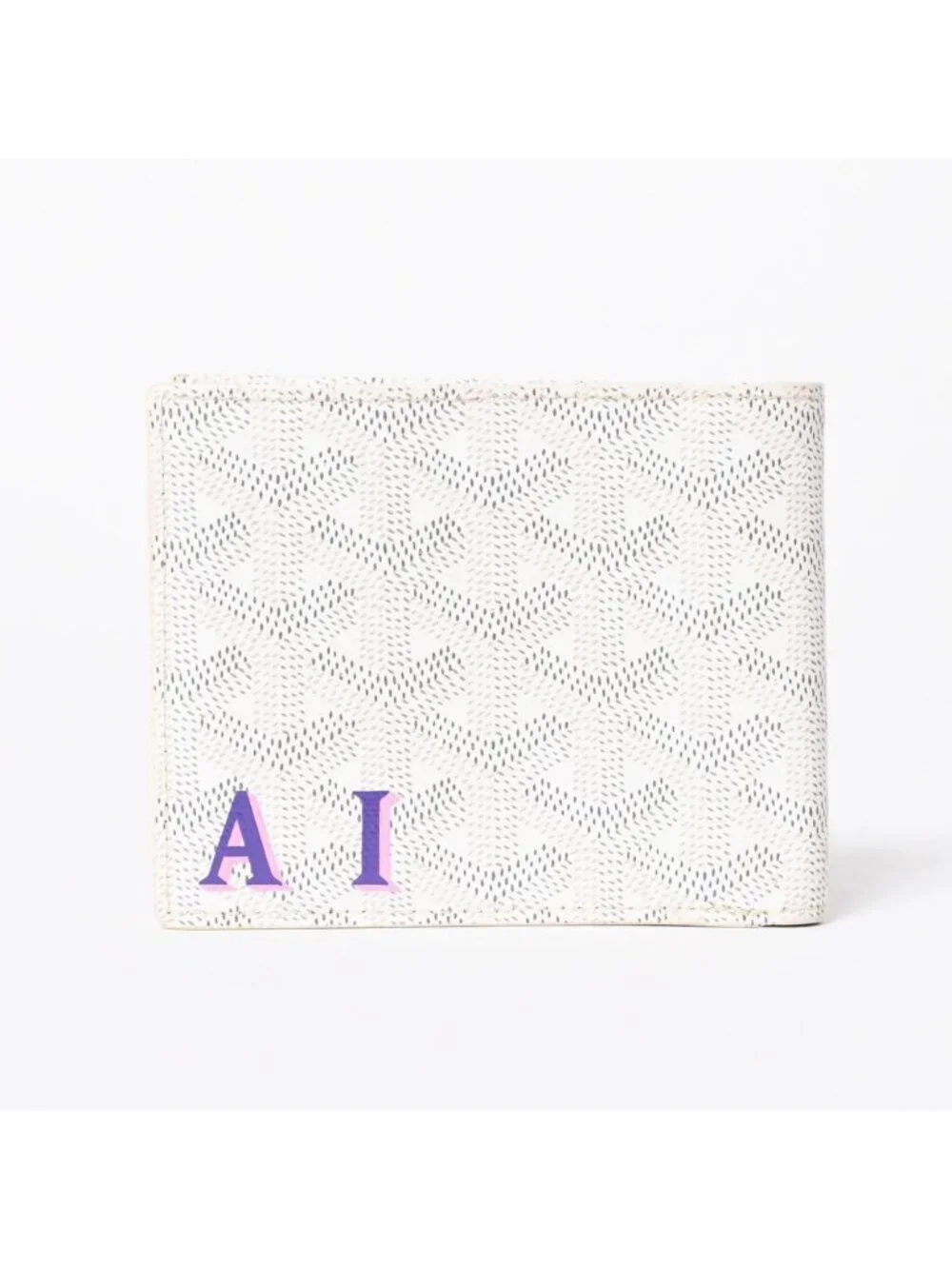 Goyard Victoire Wallet Bifold Leather White